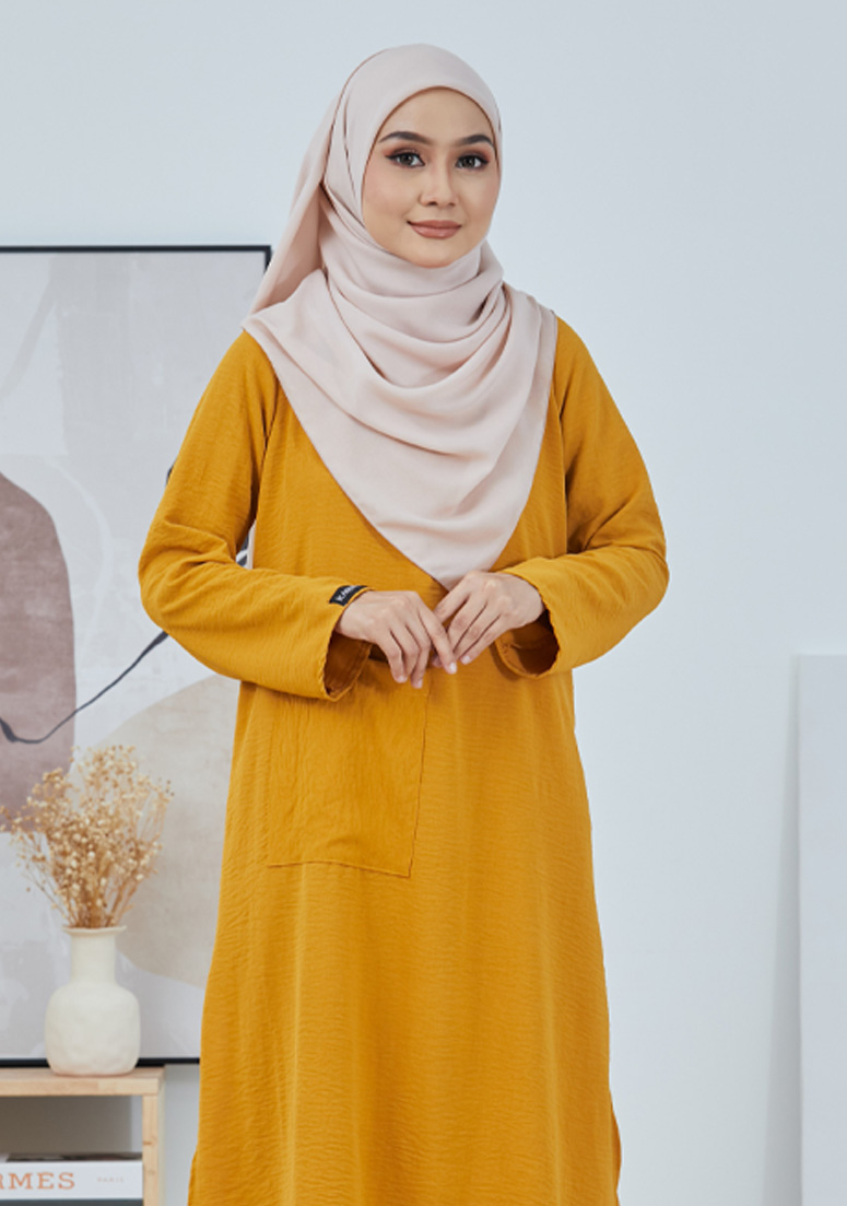 Suit Salwa - Mustard