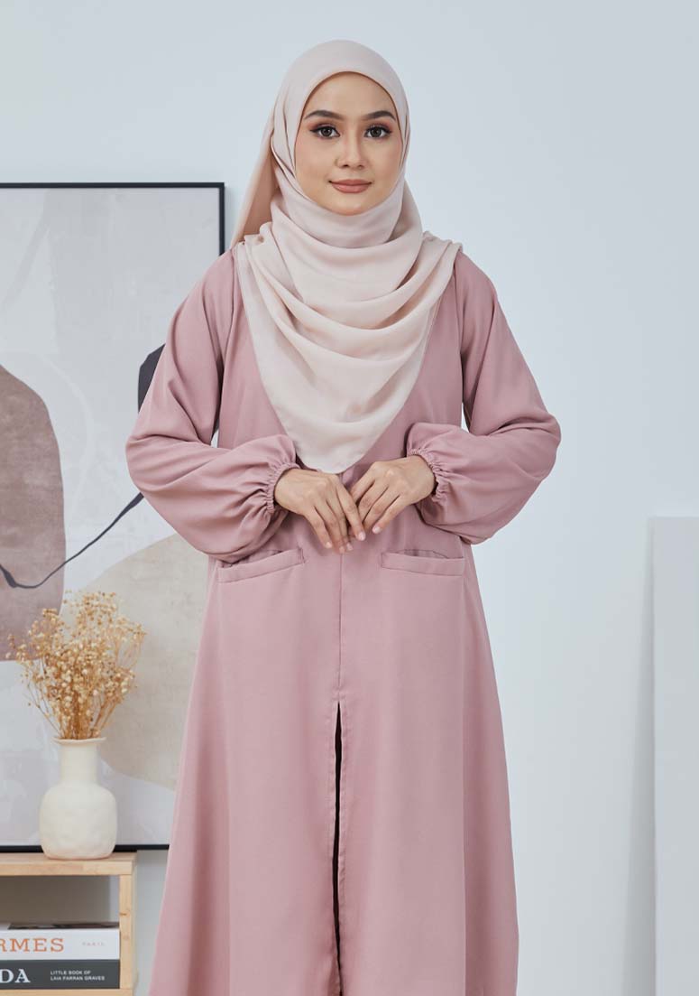 Suit Syafaa - Ash Rose