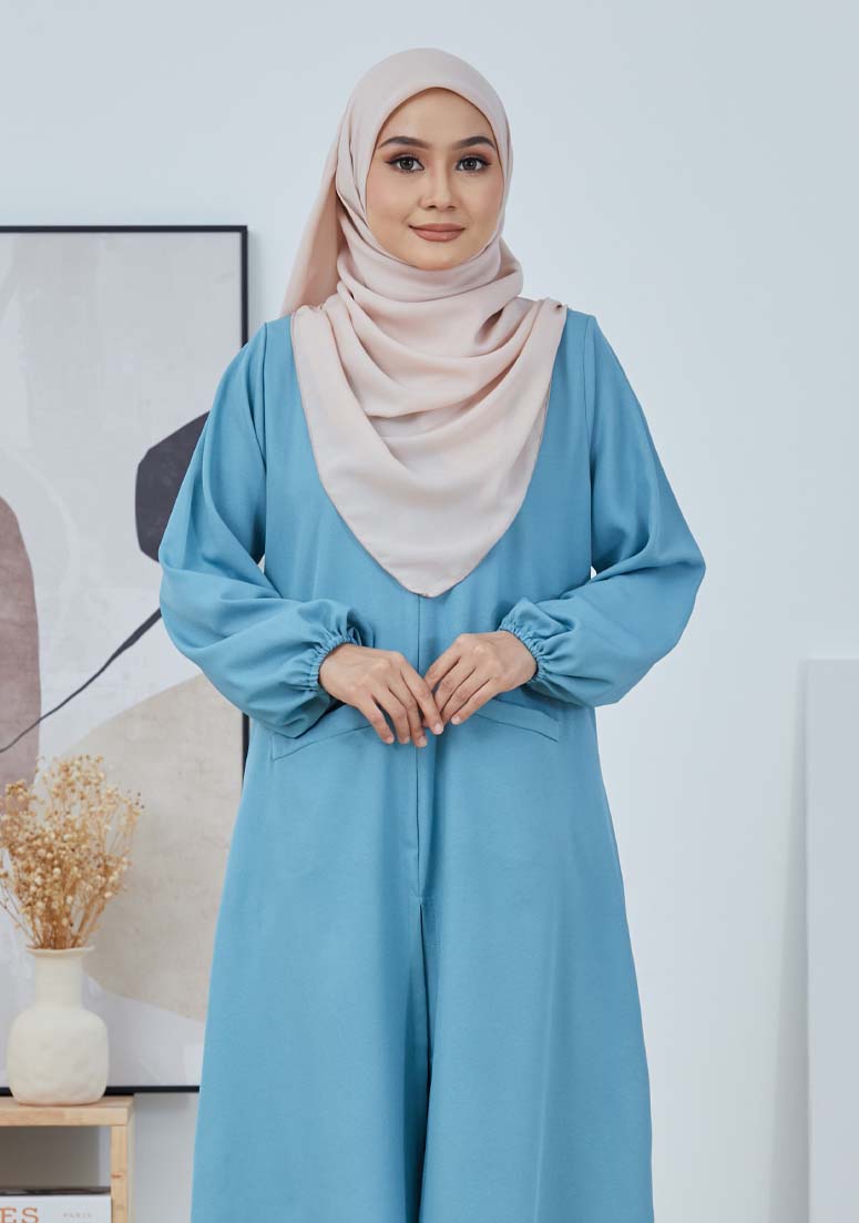 Suit Syafaa - Dusty Blue