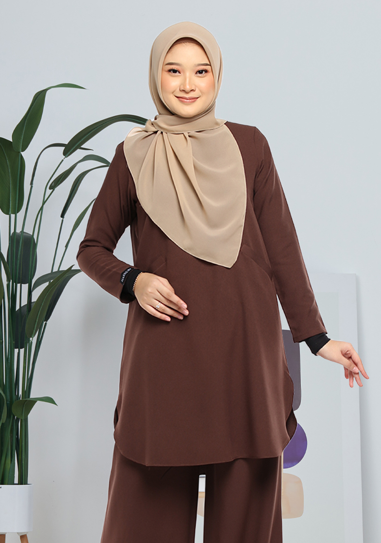 Suit Syafira - Dark Choc