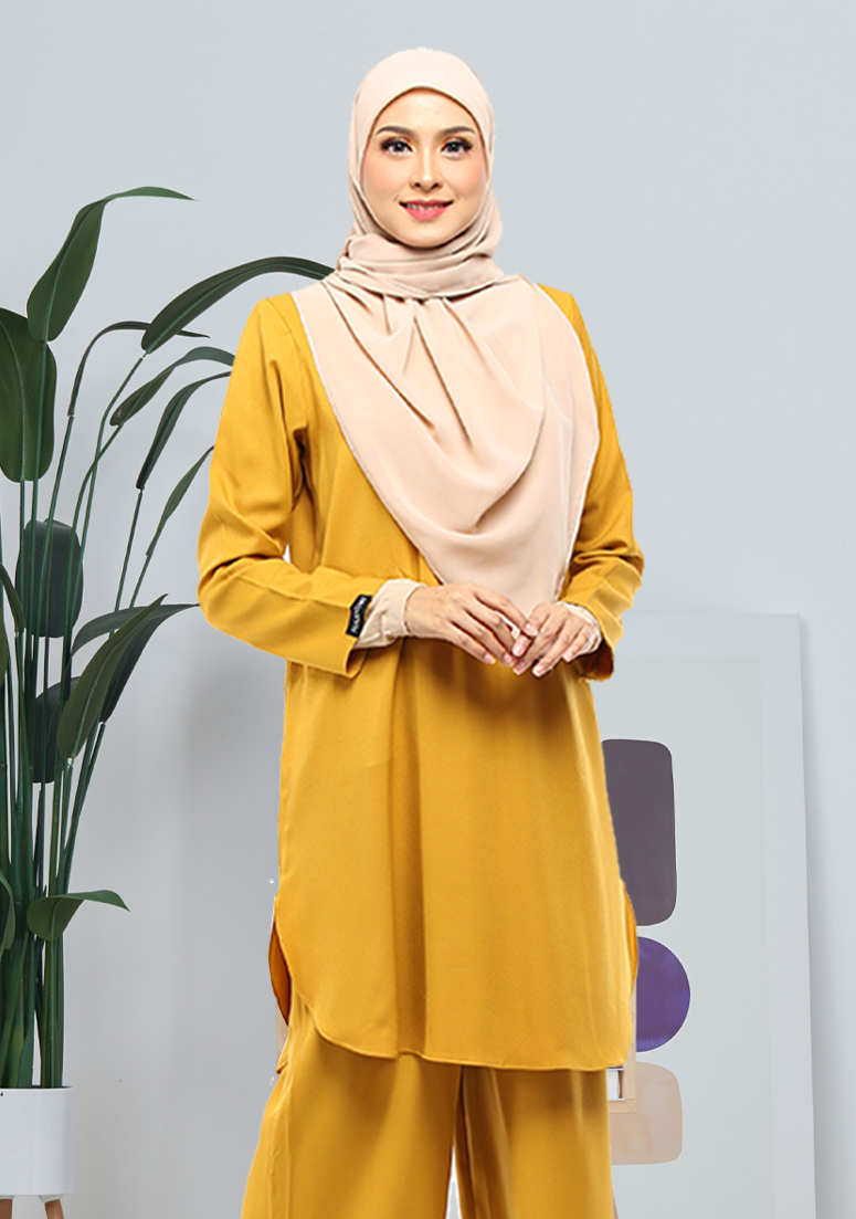 Suit Syafira - Mustard