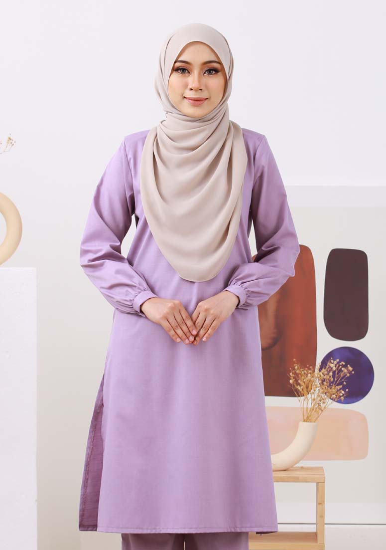 Suit Waleeda - Lilac Purple