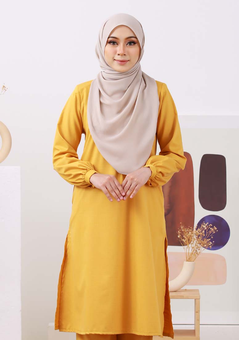 Suit Waleeda - Mustard