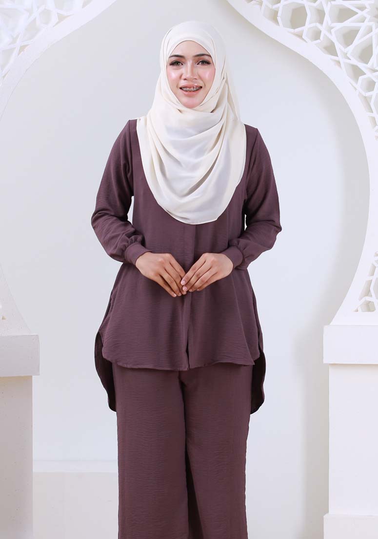Suit Waraa - Purplish Grey