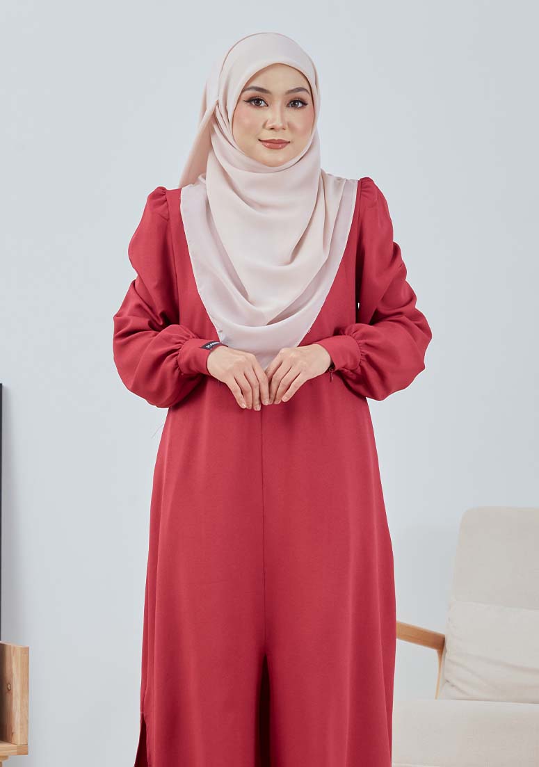 Suit Zakiya - Dark Pink