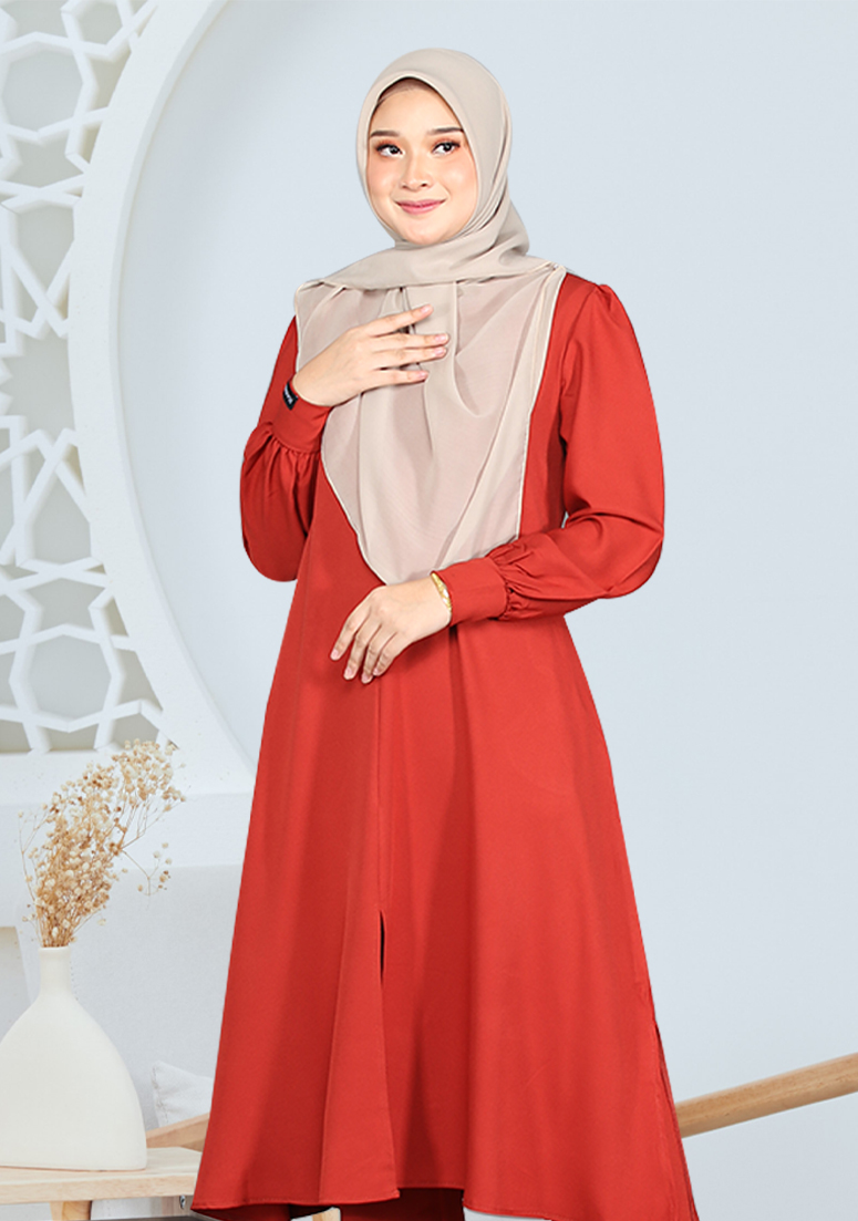 Suit Zakiya - Deep Orange