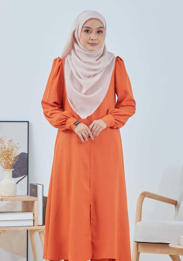 Suit Zakiya - Tangerin Orange