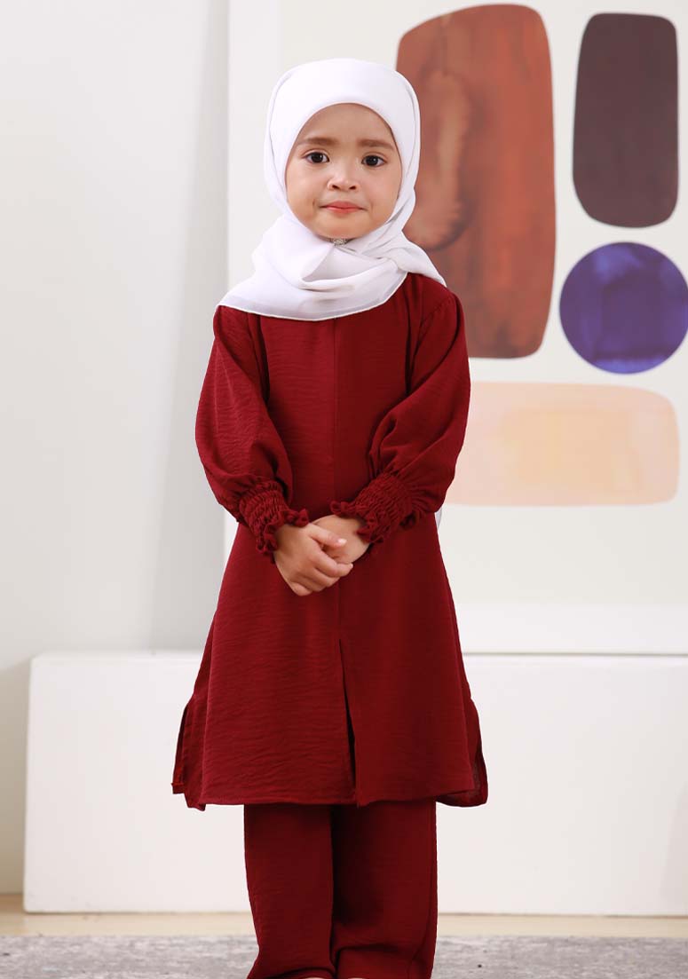 Suit Zayani Kids - Plum