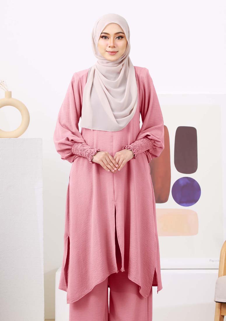 Suit Zayani - Rose Pink