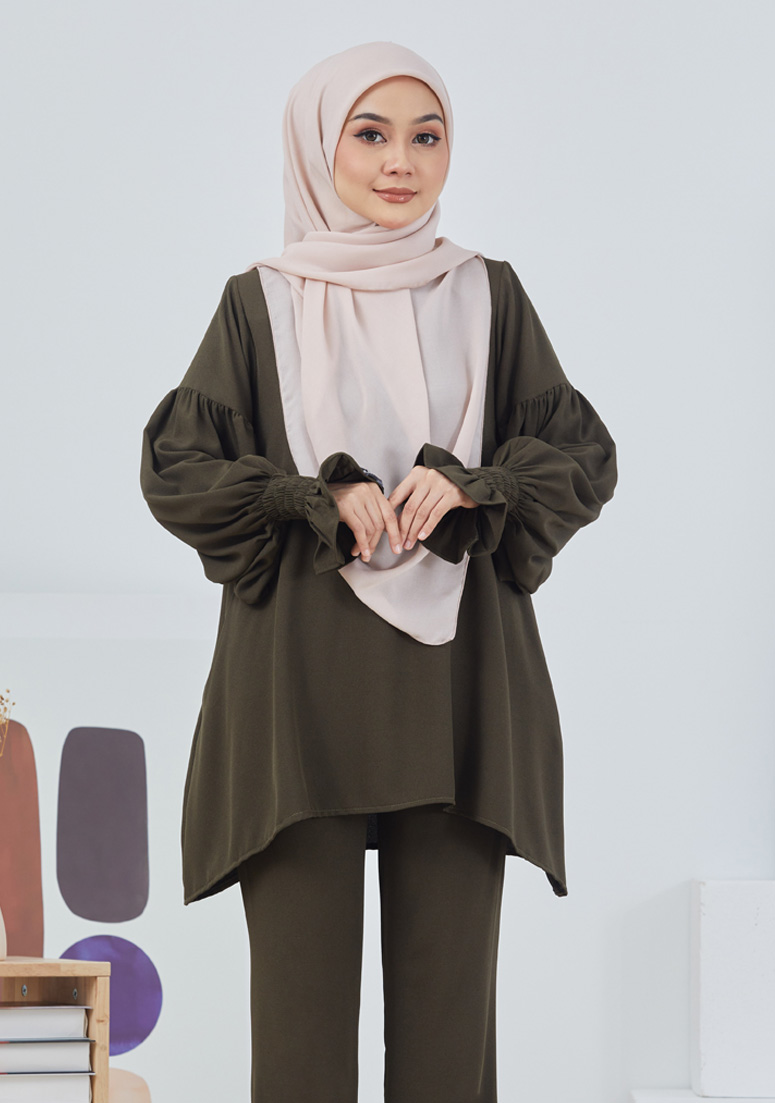 Suit Zulfa - Moss Green