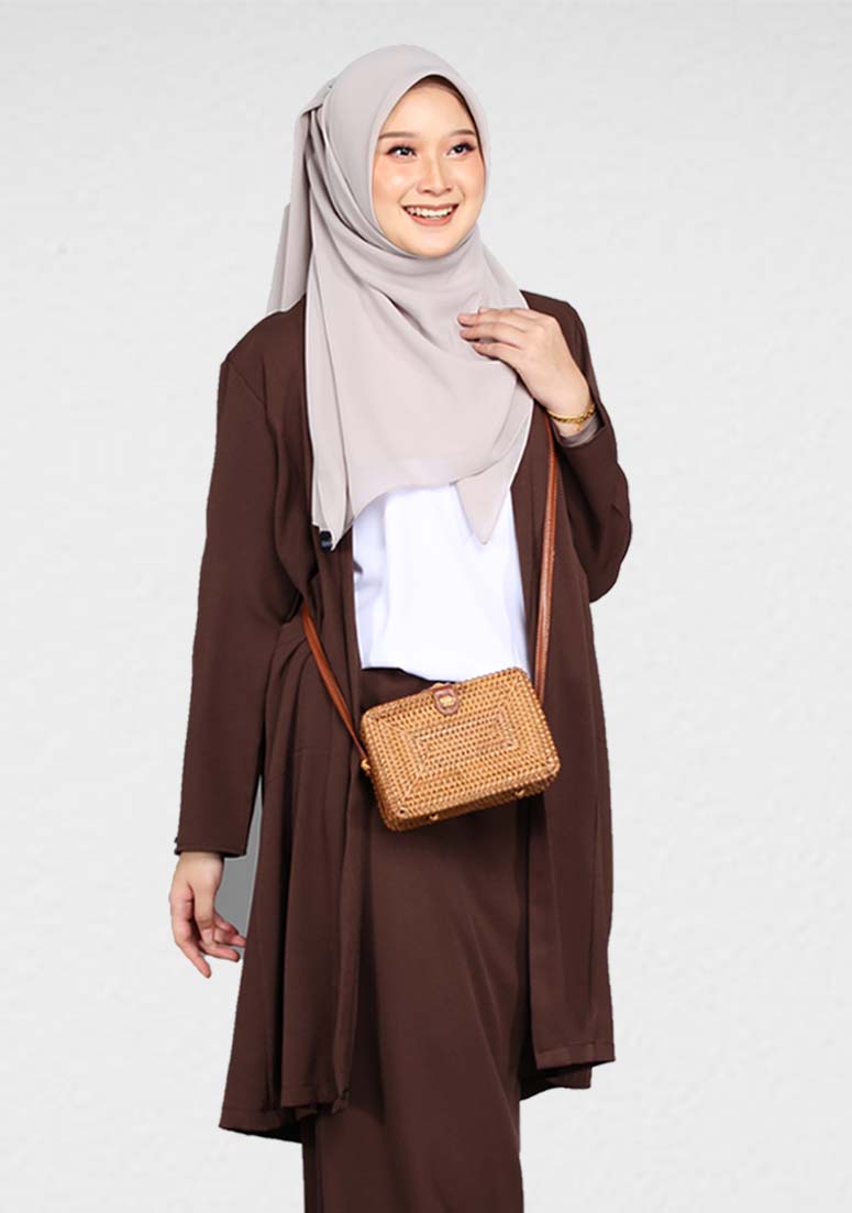 Cardigan Atyaa - Dark Choc - XXL