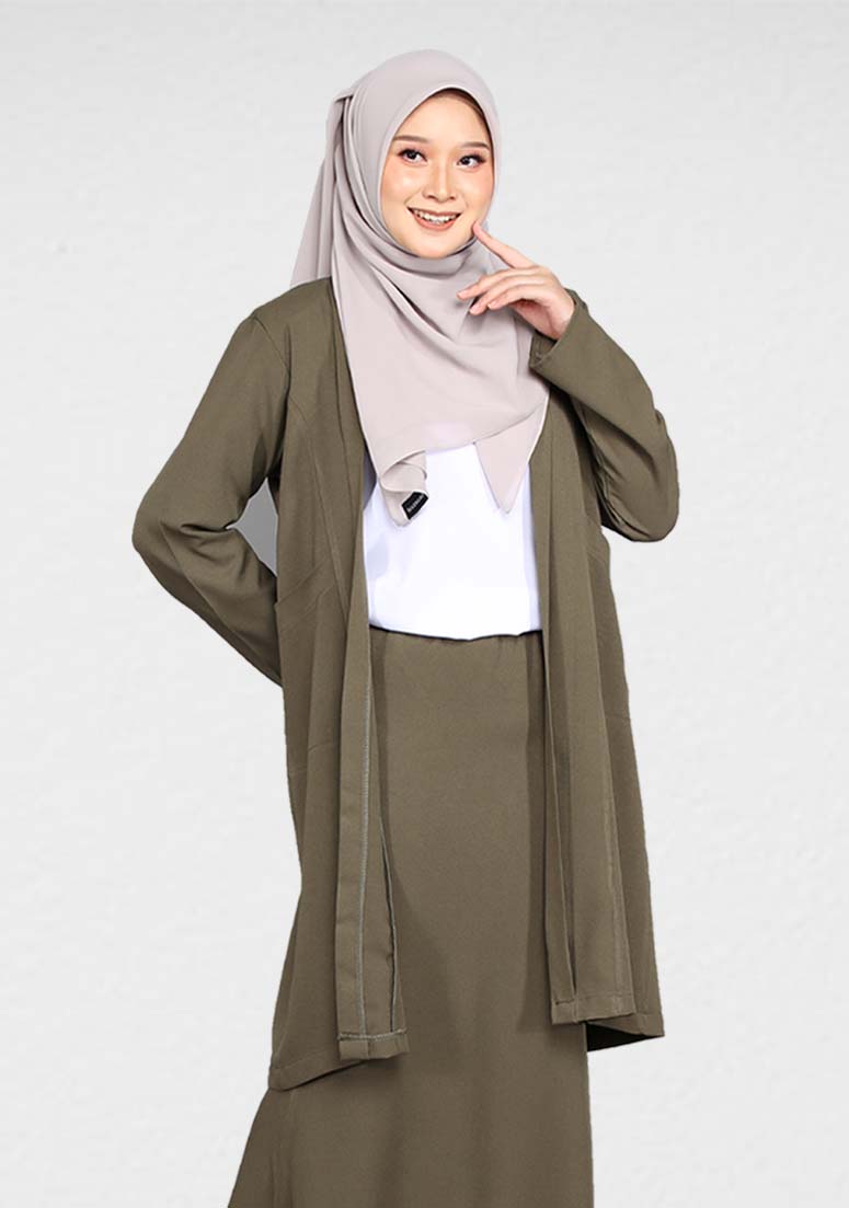 Cardigan Atyaa - Moss Green - XXL
