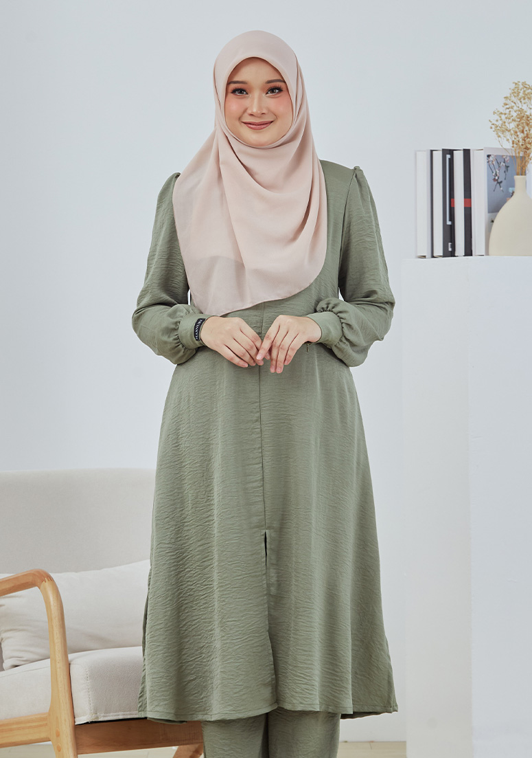 Suit Puteri Zakiya - Green