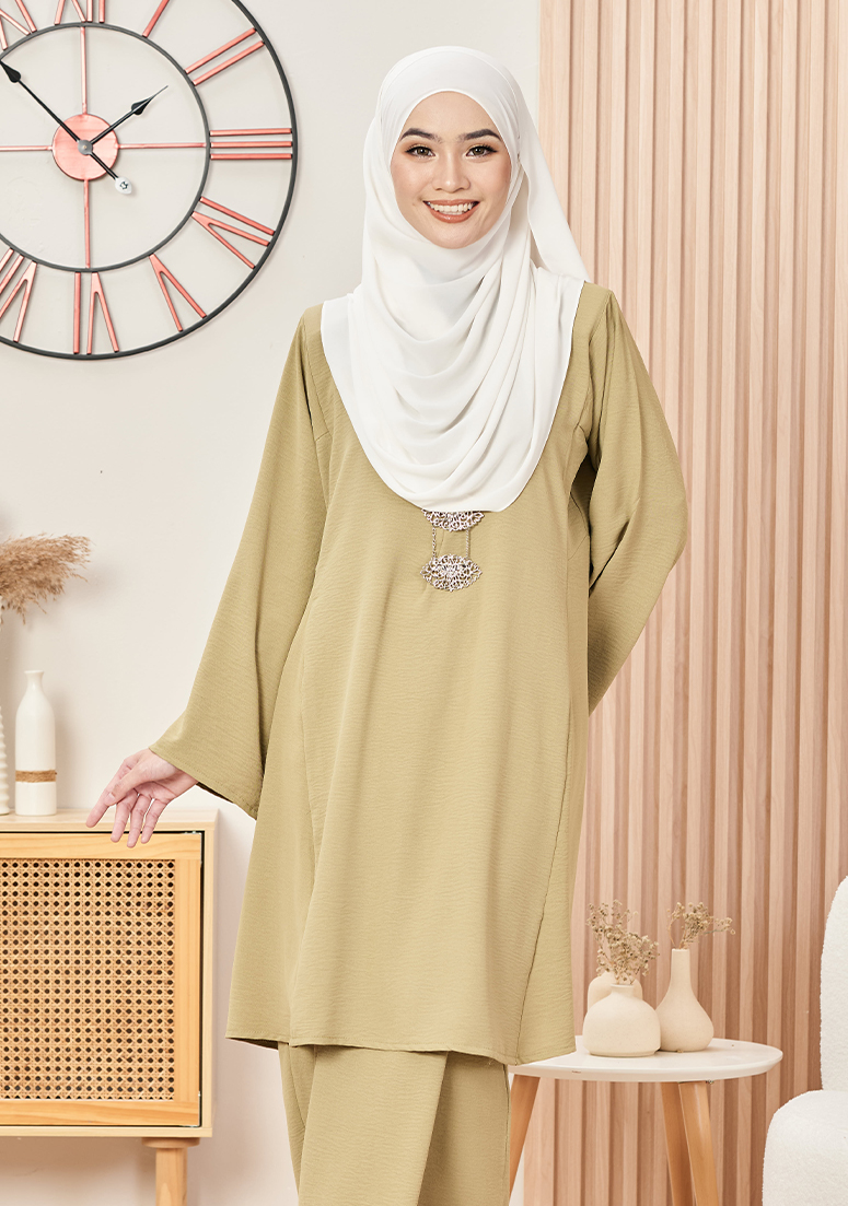 Kurung Nur Zaleha - Green