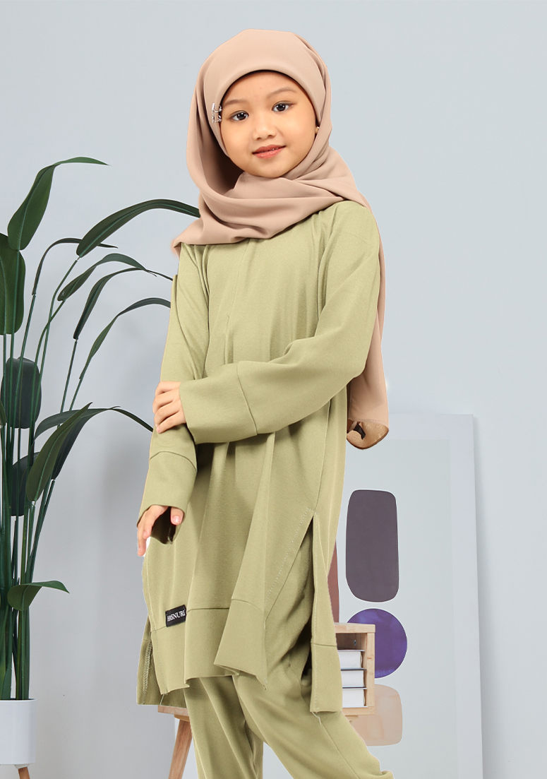 Suit Syaqila Kids - Green