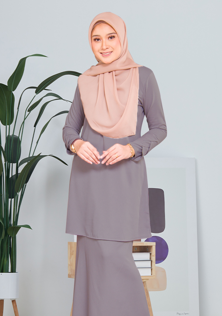 Kurung Lily - Grey