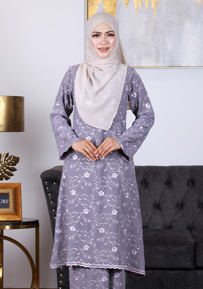 Kurung Dang Melati - Grey