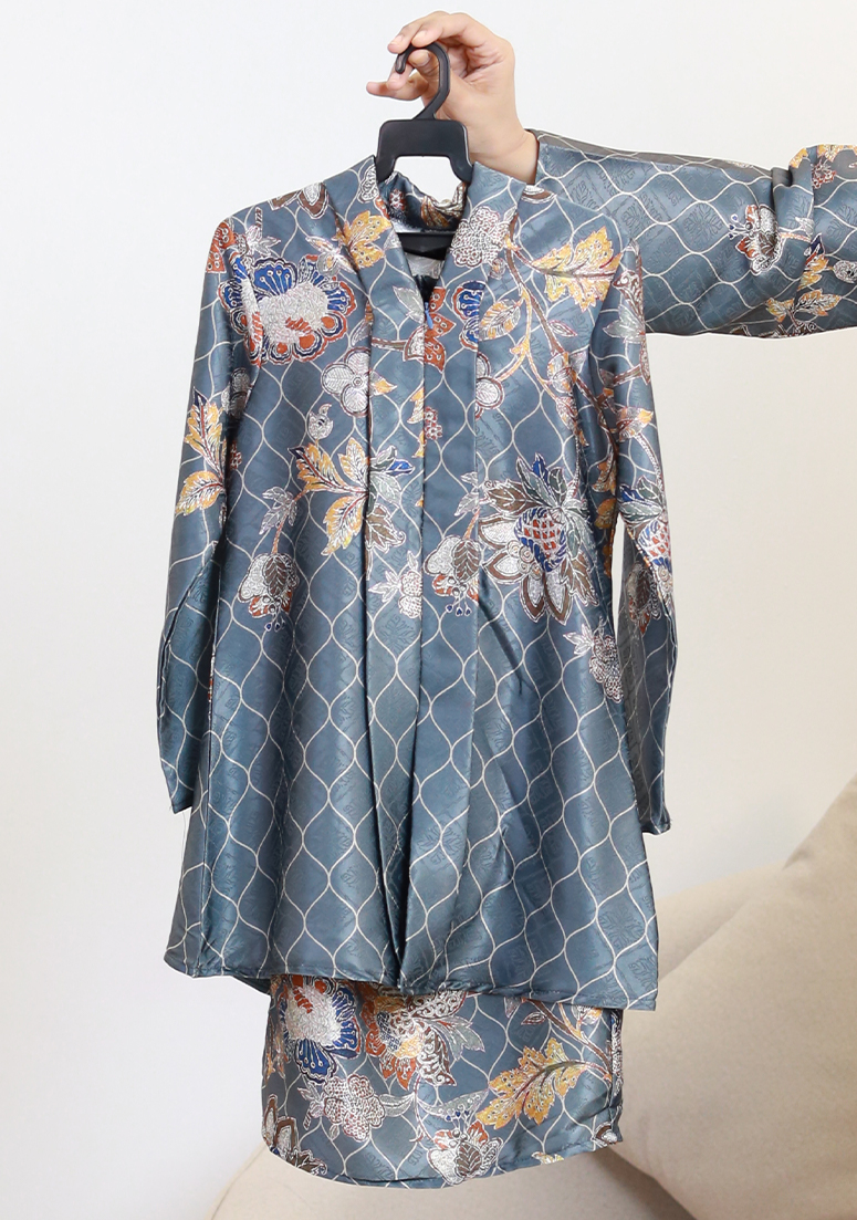 Kebaya Cik Laila Kids - Grey