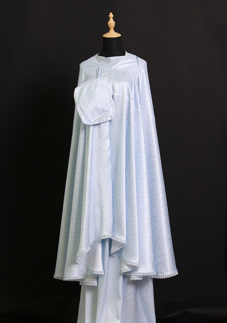 Telekung Nufa - Ice Blue