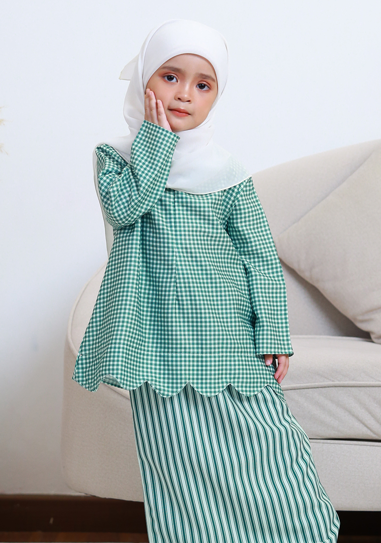 Kurung Dang Hanna Kids 2.0 - Green