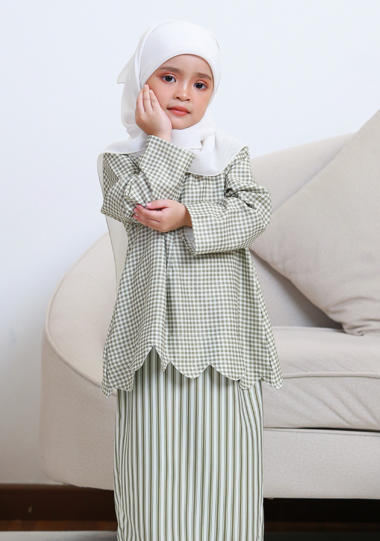 Kurung Dang Hanna Kids 2.0 - Sage