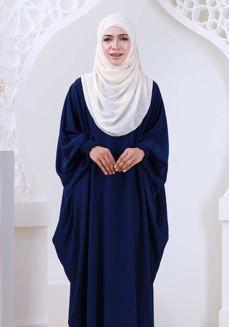 Abaya Junaina - Navy Blue