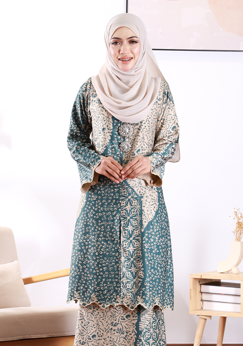 Kurung Aminah - Jade Green