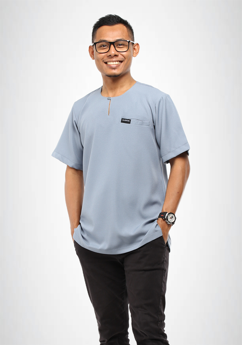 Kurta Malique - Blue Grey