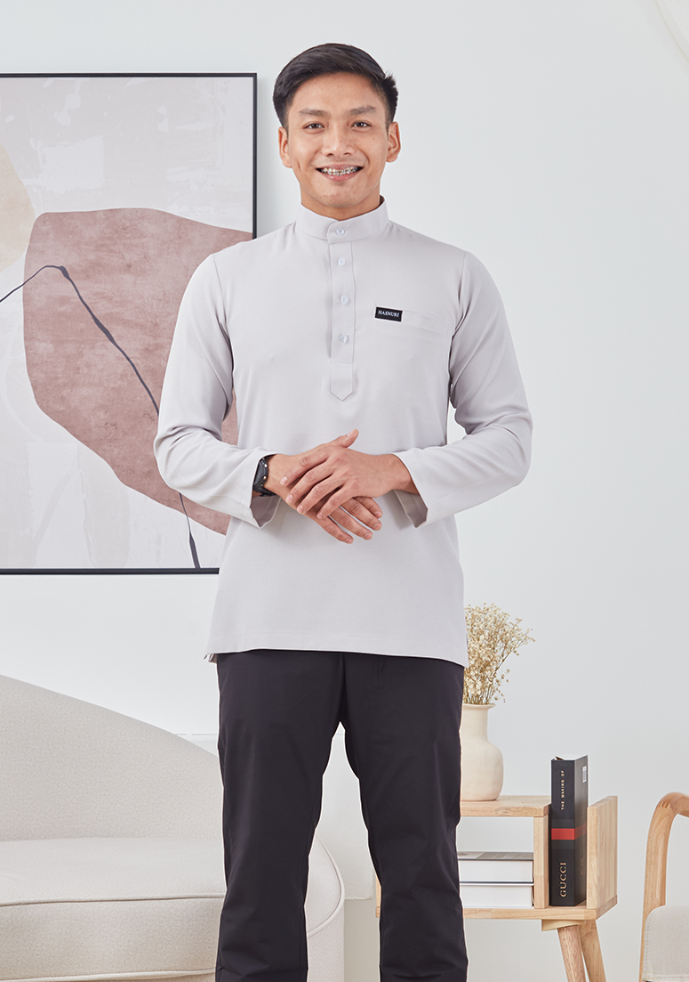 Kurta Wafiy - Light Grey