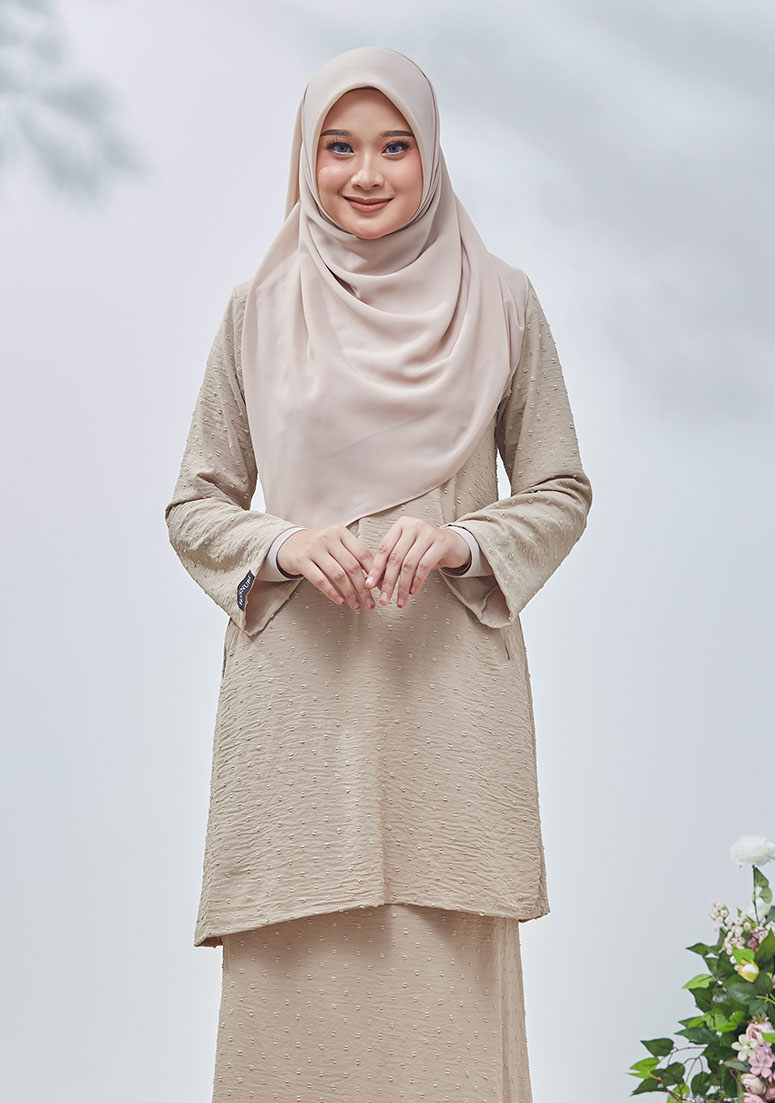 Kurung Cik Afeena - Vanilla
