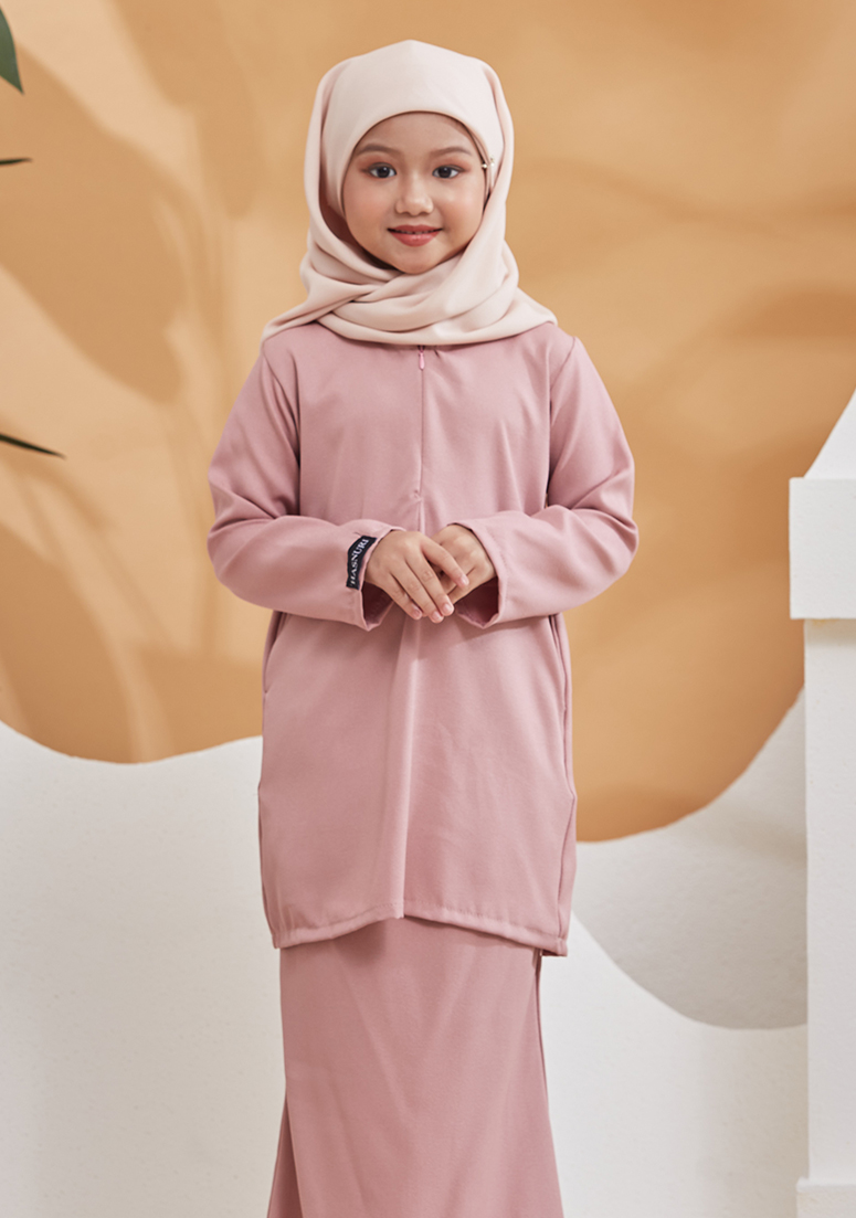 Kurung Simple Rose Kids - French Rose