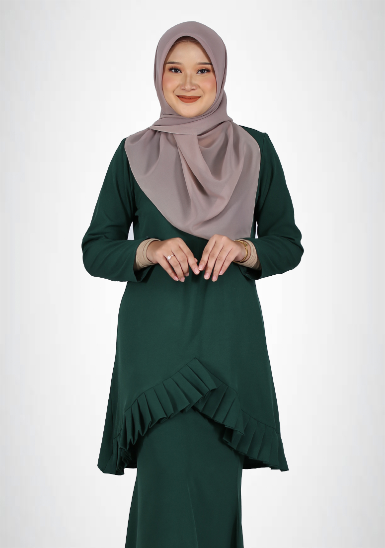 Kurung Zinnira - Emerald Green