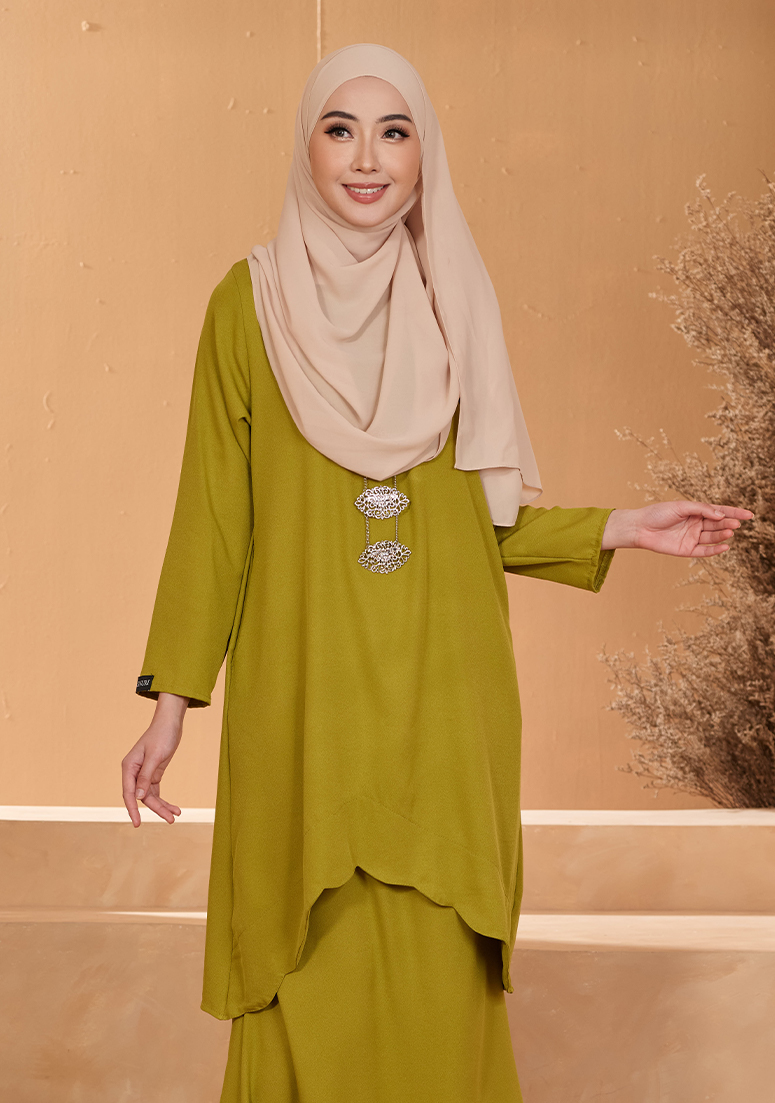 Kurung Aween - Lemon Green