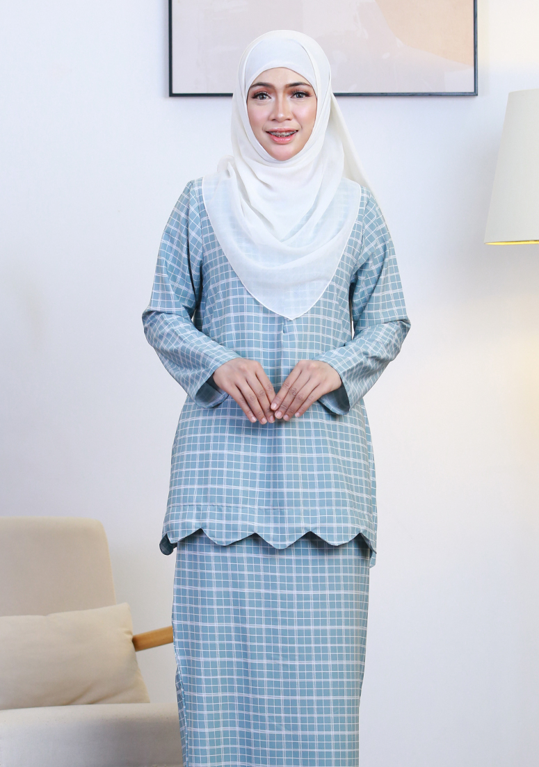 Kurung Dang Hanna - Light Blue