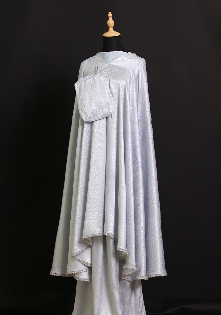 Telekung Nufa - Light Grey