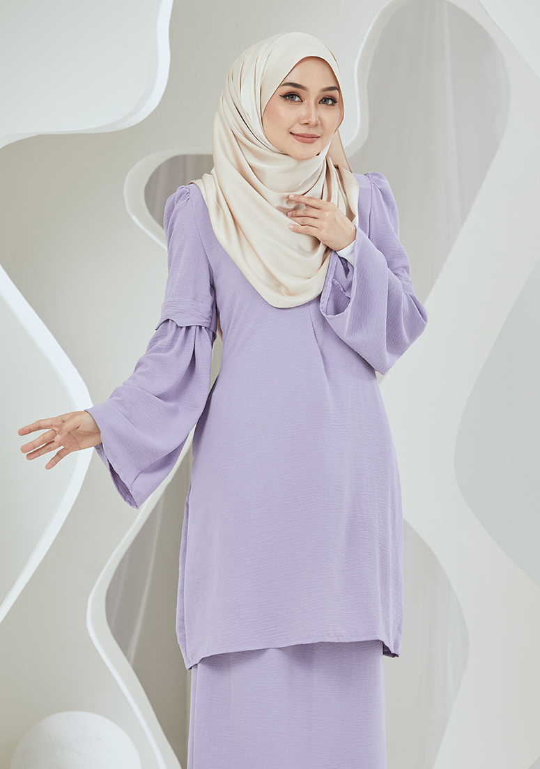 Kurung Amisya - Light Mauve