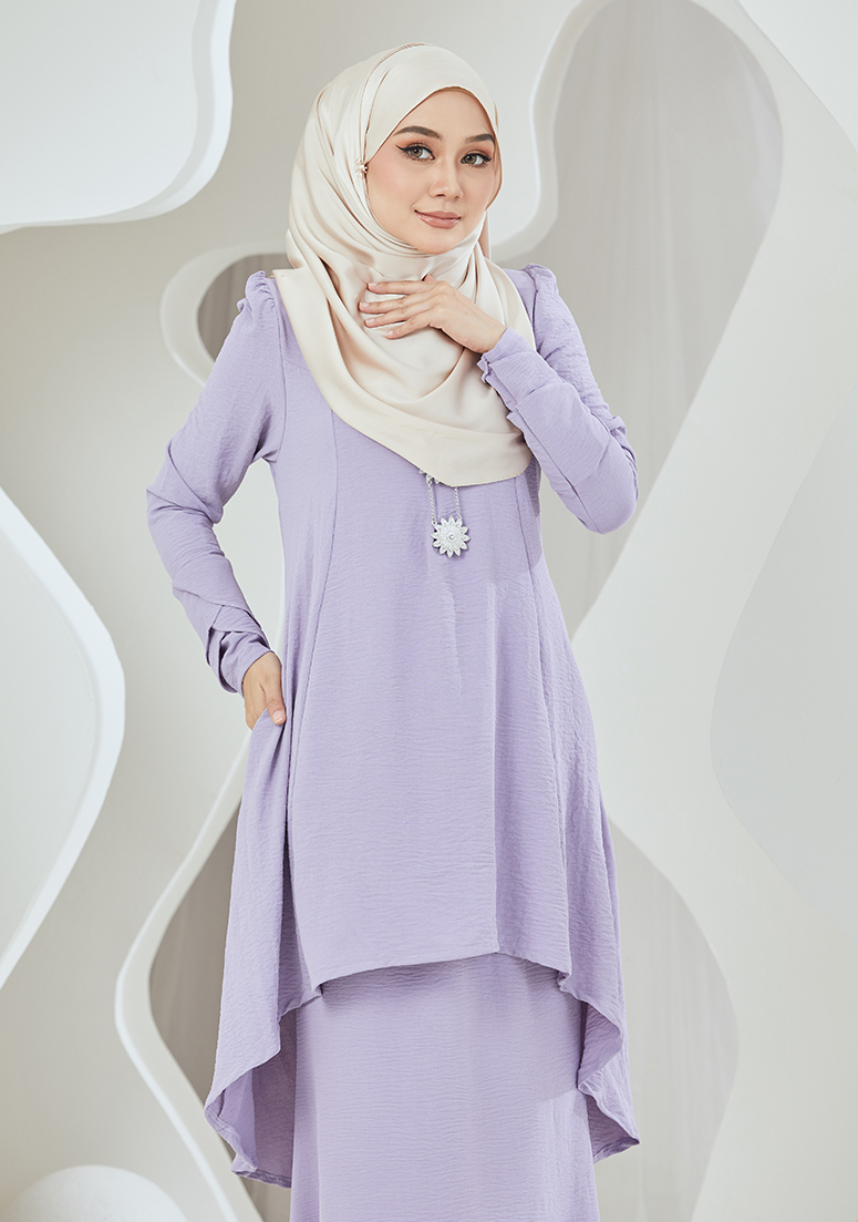 Kurung Lily Clara - Lilac Purple