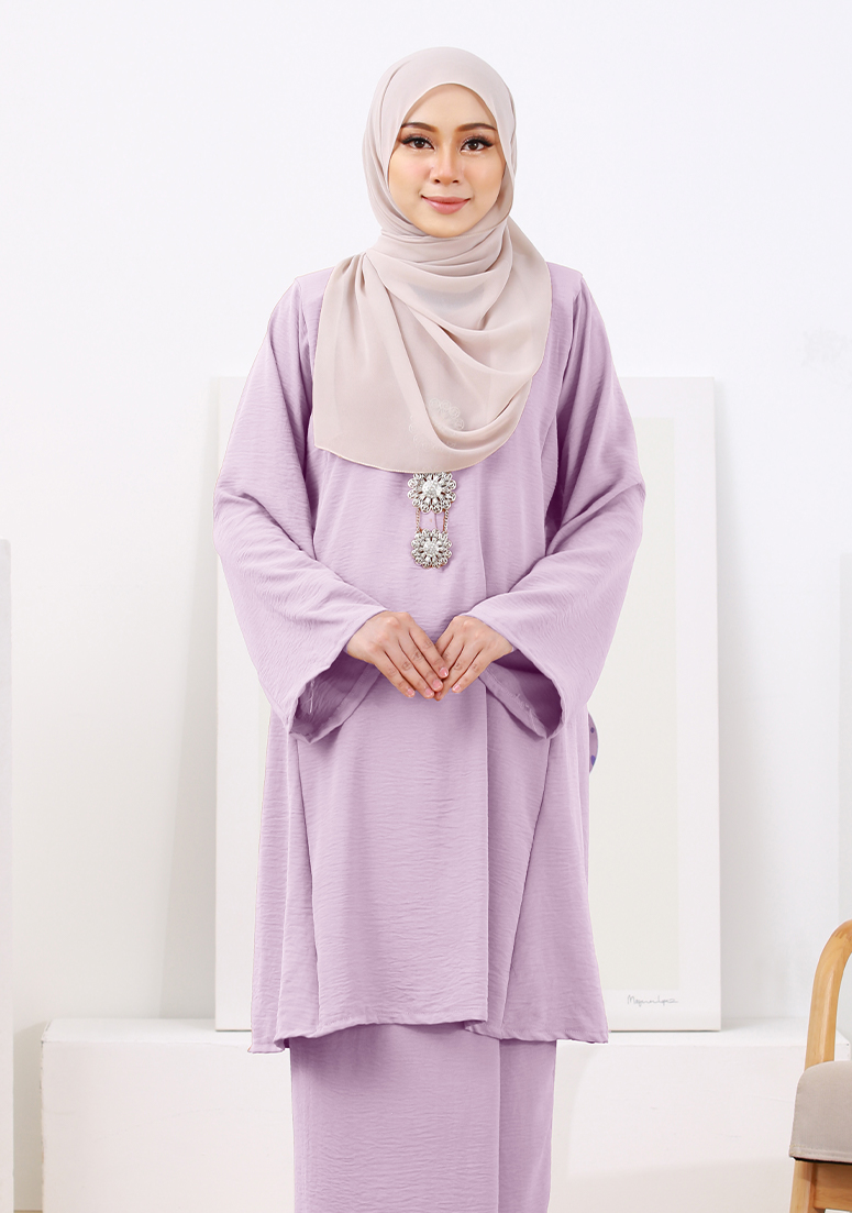 Kurung Nur Zaleha - Lilac Purple