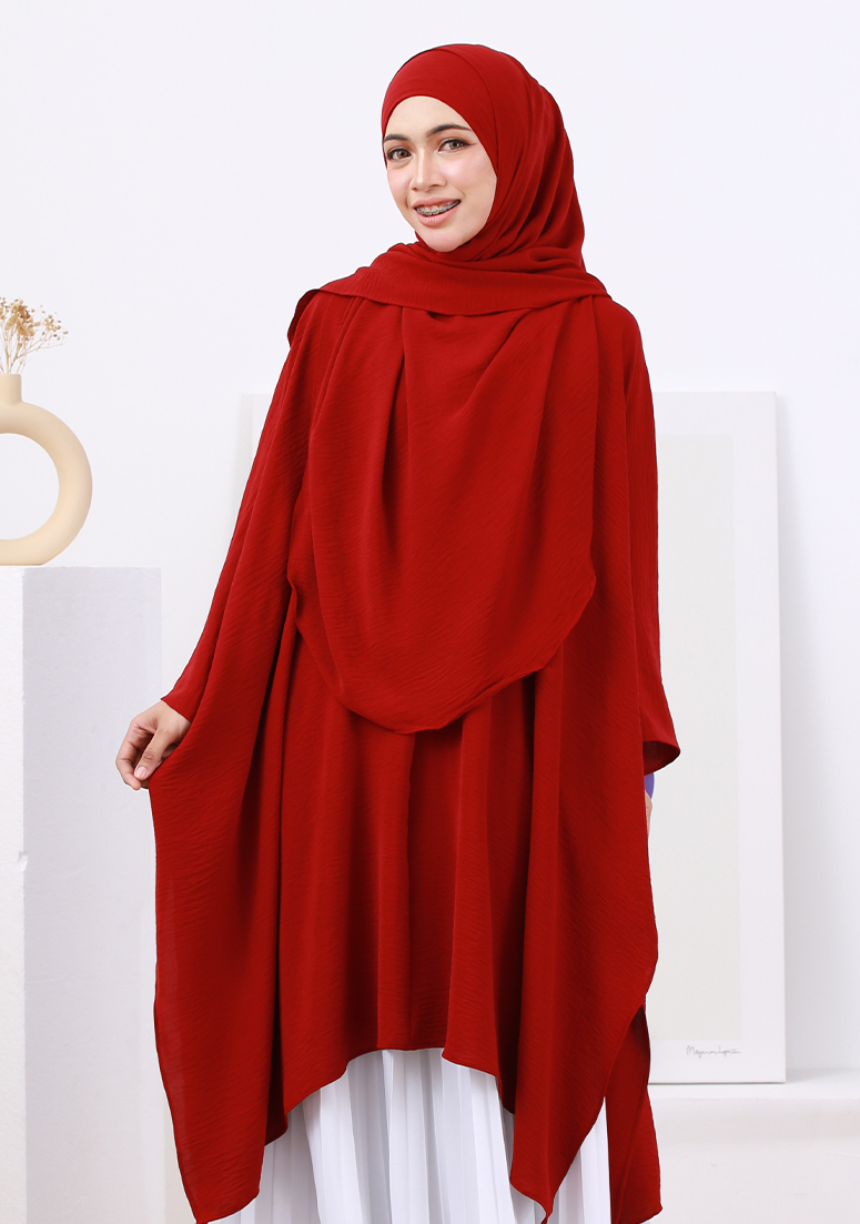 Blouse Hana (No Shawl) - Maroon