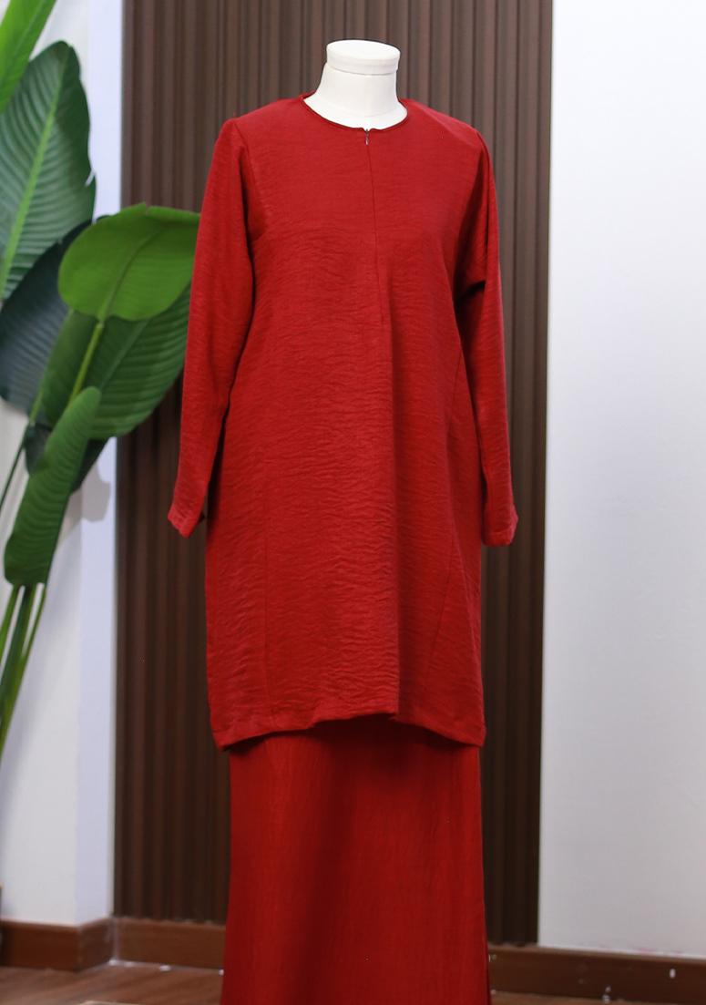 Kurung Azwa - Maroon