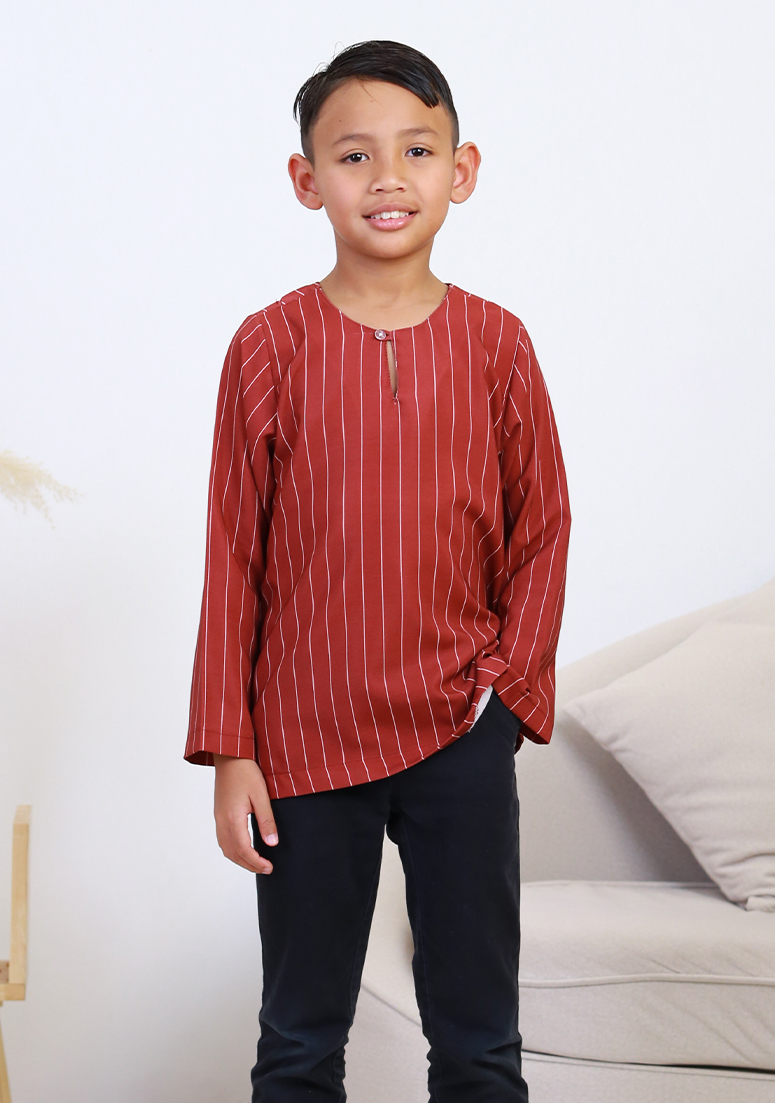 Kurta Aryan Kids - Maroon