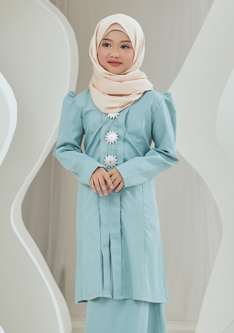 Kebaya Salmia Kids - Mint Green