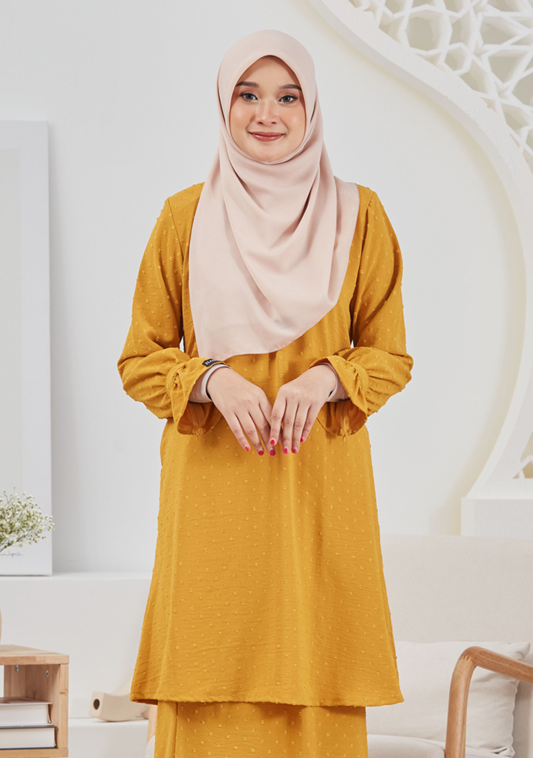 Kurung Dalila - Mustard