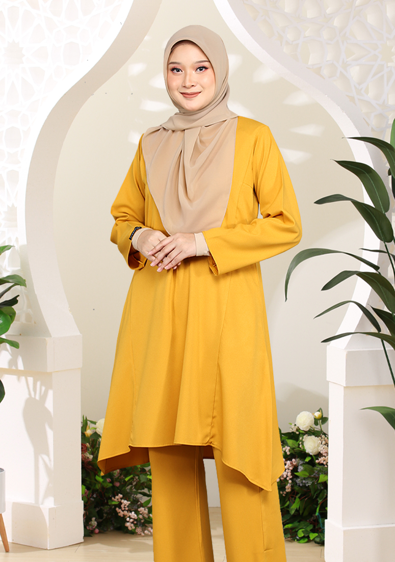 Suit Zaheera - Mustard