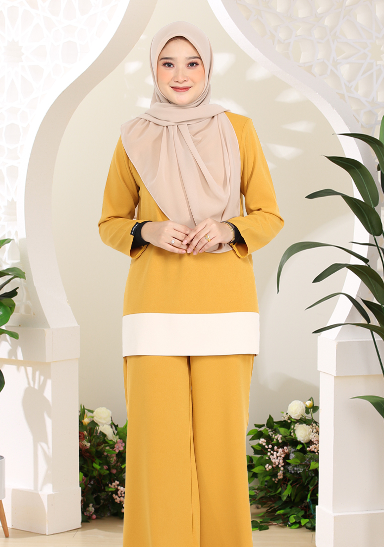 Suit Thaliaa - Mustard