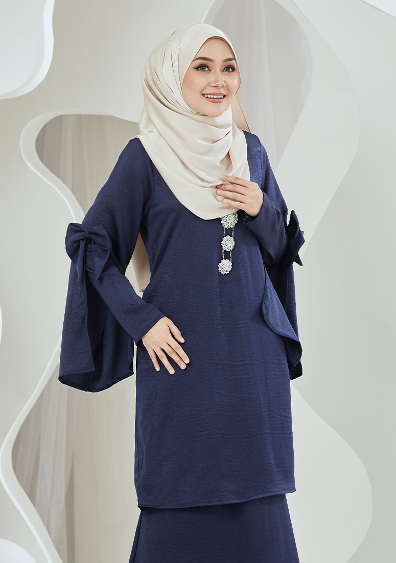 Kurung Kartika - Navy Blue