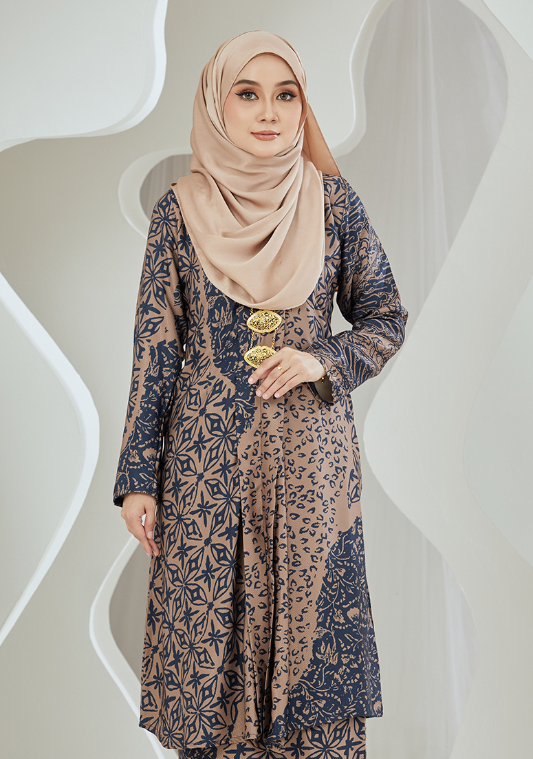 Kebaya Amirah - Navy Blue