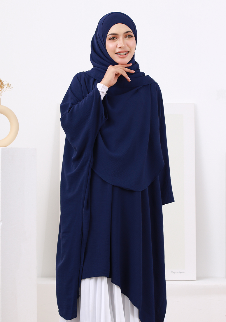 Blouse Hana (No Shawl) - Navy Blue