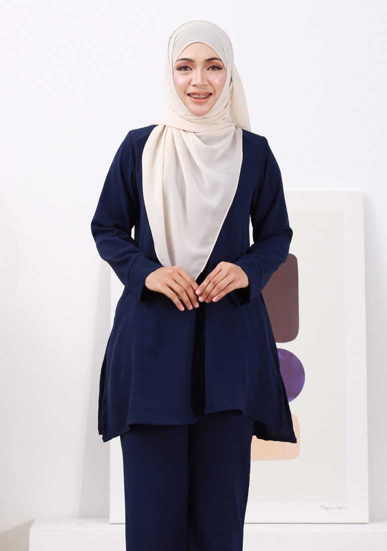 Suit Aliaa - Navy Blue
