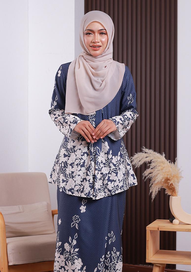 Kebaya Ayuni - Navy Blue